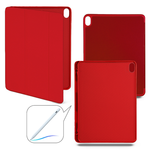 Чехол книжка-подставка Smart Case Pensil со слотом для стилуса для iPad 10 (10.9") - 2022 (Красный / Red)
