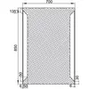 Aquanet 196649 Зеркало Сорренто 7085 с LED подсветкой, 700х850x32 мм, инфракрасный выключатель (196649)