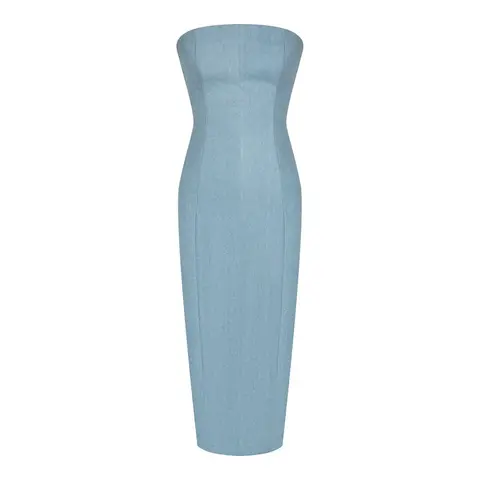 Платье бандо DIANA DENIM