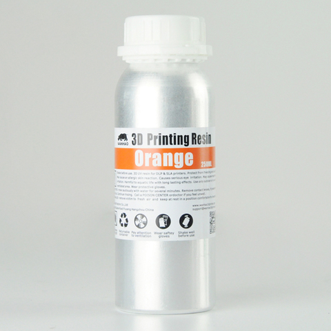 Фотополимер Wanhao, оранжевый (250 мл)