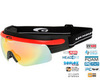 Комплект лыжные очки-маска Goggle Shima+ Red-Mirror + Линза Red-Rainbow