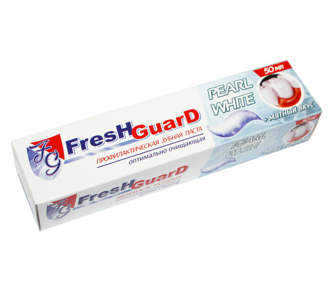 Зубная паста Fresh Guard Pearl White, 50 мл.