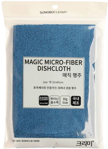 Sung bo Cleamy Мочалка для мытья посуды Magic Micro-Fiber Dishcloth