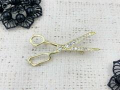 Брошь, р. 6х2,5 см, золото