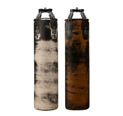 Боксерский мешок DIKO FILIPPOV буйволиная кожа 130см/40см/58-60кг, коричнево-черный
