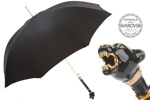 Зонт-трость Pasotti-479 6768-1 K1 Black Panther