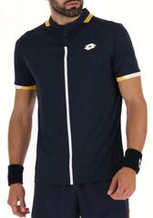 Теннисное поло Lotto Top IV Polo - navy blue/bright white