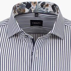 Сорочка мужская Venti Modern Fit 144208500-100 в тёмно-синюю полоску