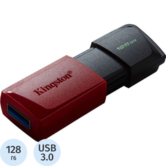Флешка Kingston 128GB USB3.2 Gen 1 DataTraveler Exodia M - Black/Red