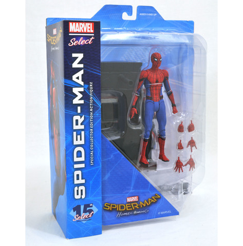 Марвел Селект Человек Паук Возвращение домой фигурка — Marvel Select Spider Man Homecoming Figure