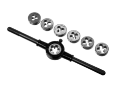 STAYER MaXCut, 8 предметов, инструментальная сталь, набор плашек (28015-H8)