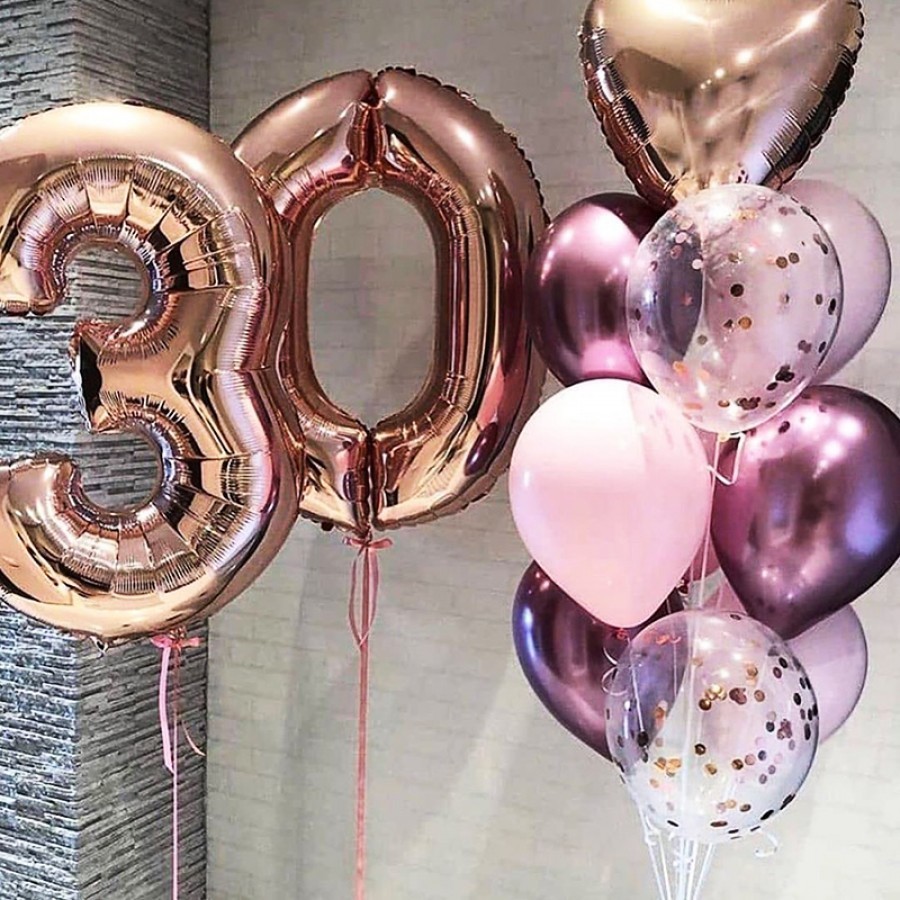 фонтаны из воздушных шаров на день рождения