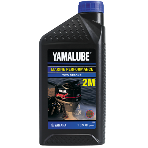 Yamalube 2M, Масло полусинтетическое для 2-тактных ПЛМ, 946 мл