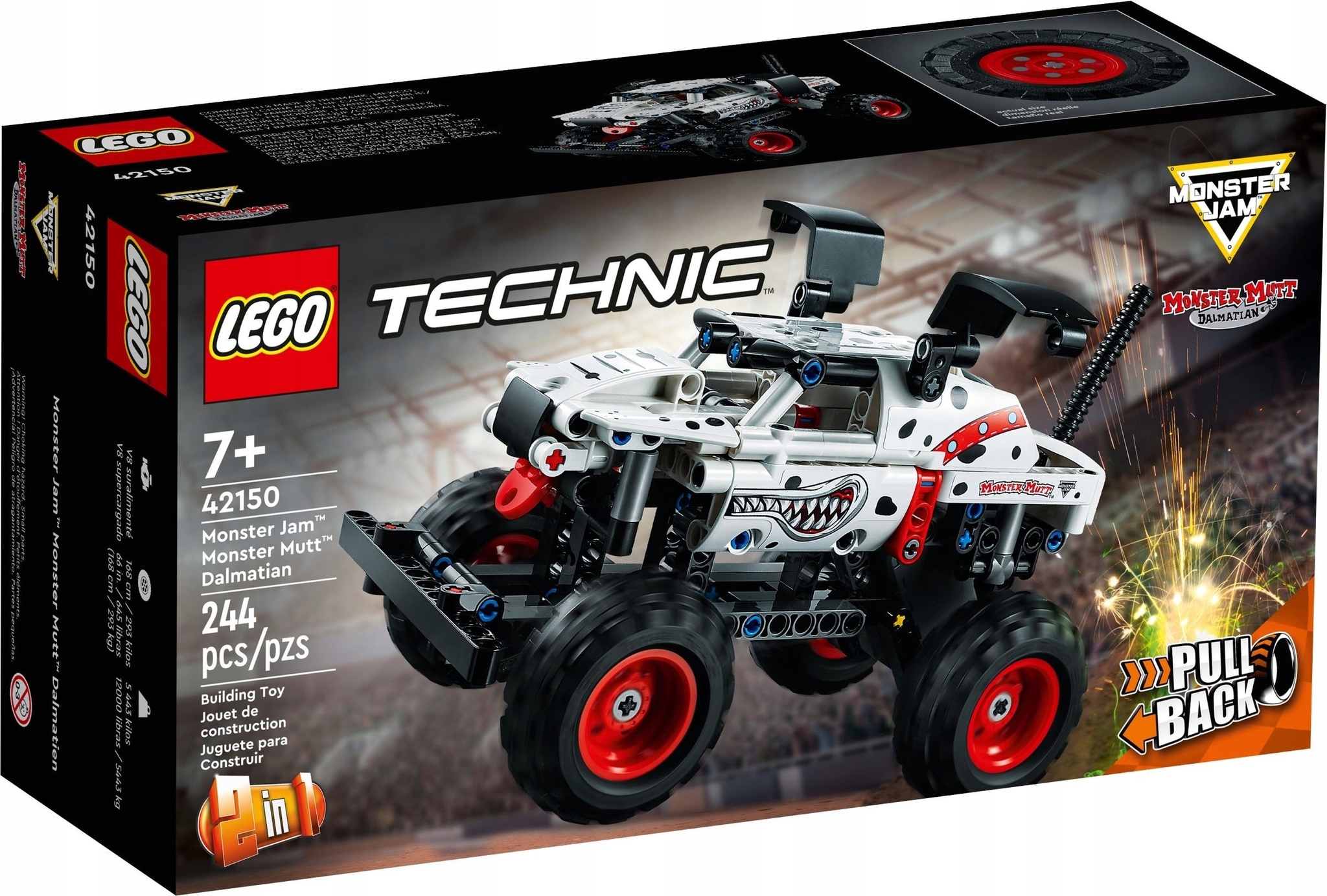 Конструктор LEGO TECHNIC 42150 Монстр Джем Матт Далматинец купить в Москве  | Доставка по России.