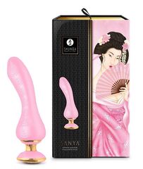 Розовый вибростимулятор SANYA - 18,5 см. - 