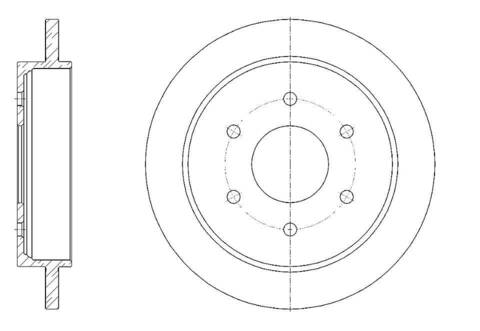 Диск тормозной G-brake  GR-01608