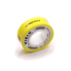 ViEiR Фум лента для газа и воды белая (12 мм-0,1 мм-12 м) (VR8097)