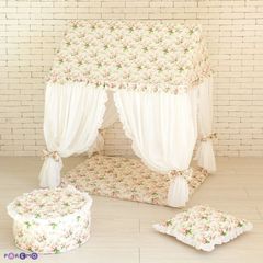 Текстильный домик с пуфиком "Дворец Шахерезады"