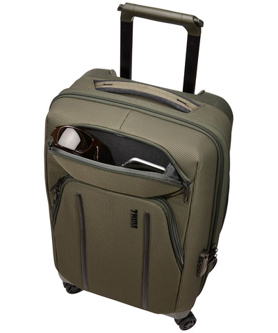 Картинка сумка на колесах Thule Crossover 2 Expandable Carry-on Spinner Forest Night - 4