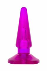 Фиолетовая анальная пробка BUTT PLUG - 9,5 см. - 