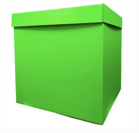 Коробка для шаров 70*70*70 зелёный