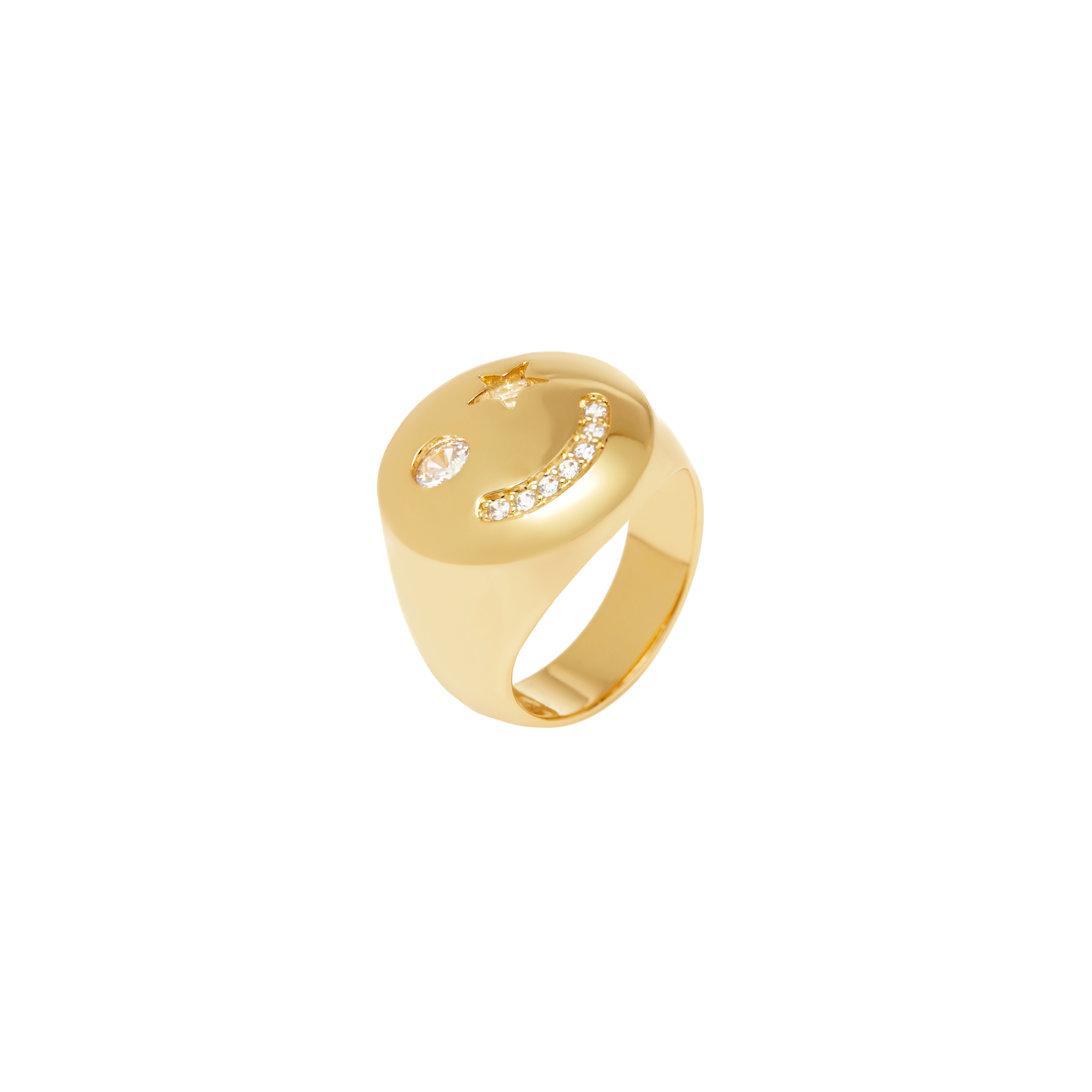 CELESTE STARRE Кольцо Wink If You Are Happy Ring celeste starre кольцо i am ring stack