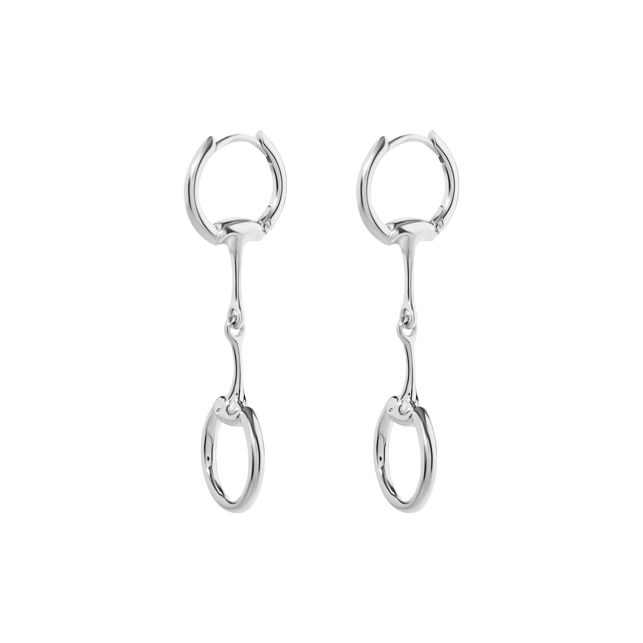 

Серьги Snaffle Bit Earrings - Silver