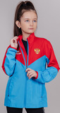 Детская беговая куртка Nordski Jr. Sport Red-Blue 2020