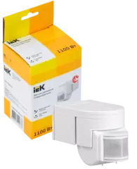 Датчик движения ДД 012 белый, IP44, ИЭК  LDD10-012-1100-001