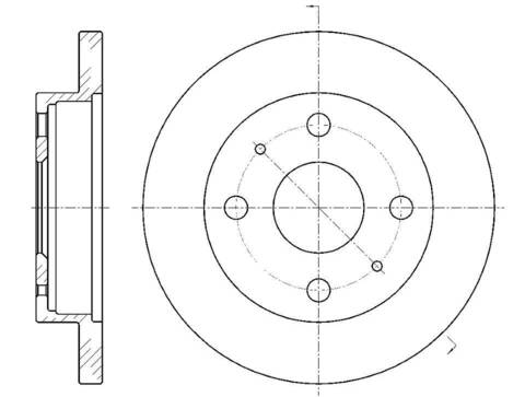 Диск тормозной G-brake  GR-01739