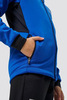 Детский утеплённый лыжный разминочный костюм Nordski Jr. Core True Blue/Black