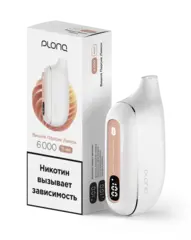PLONQ MAX 6000 Вишня Персик Лимон (Ч/З)