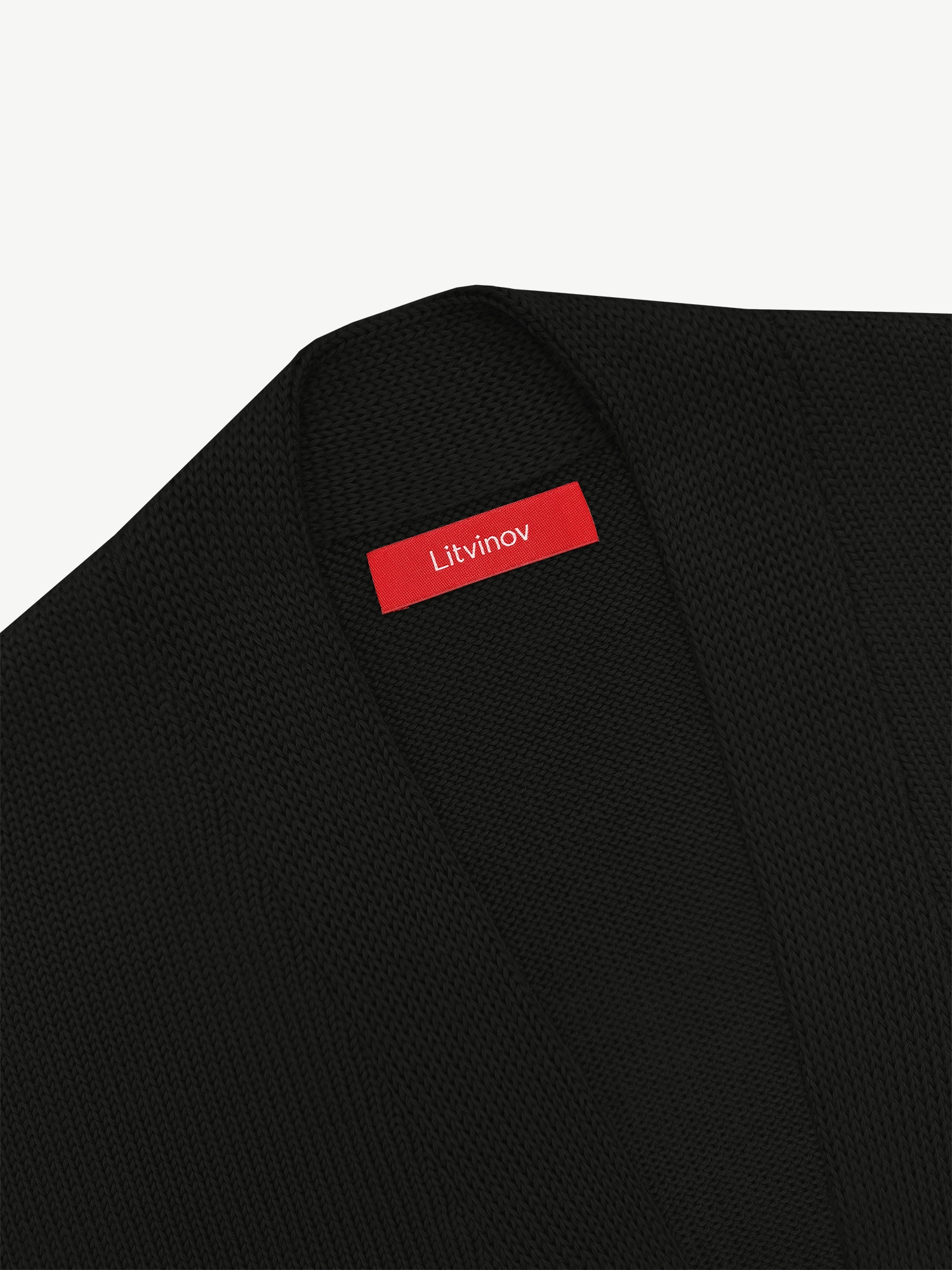 Кардиган с планкой из кашемира