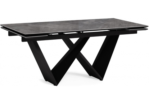 Керамический стол Woodville Бор 180(240)х90х78 baolai, черный