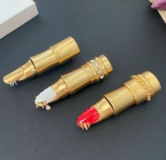 84570 - Кольцо на весь ПАЛЕЦ с красным/белым ногтем в стилистике SCHIAPARELLI