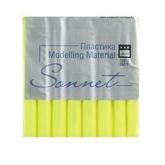 
          Полимерная глина (пластика) Сонет, 56 гр., флоуресцентная, брус лимонный