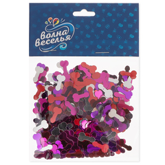 Конфетти фигурное, на Девичник, Ассорти, 1,5*0,8 см, 15 г