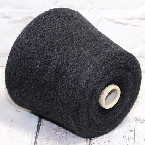 Микробукле кашемир (32%) с альпакой GARGANTU / SPUMA 1800 антрацит