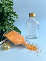 Баночки стеклянные с винтовой крышкой, 150 мл, 6,5*3*12,5 см, набор 2 шт.