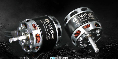 T-Motor AT2312 KV1400 длиный вал