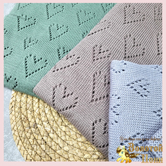 Плед вязаный детский (0+) 260313-DR4106