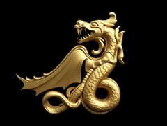 Силиконовый молд № 514 Дракон левый