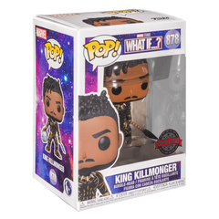 Фигурка Funko POP! Bobble Marvel What If King Kilmonger (Exc) 56264