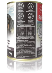 Blitz Adult консервы для собак всех пород и возрастов (говядина с индейкой) 400 гр