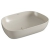 Vitra 7993B066-0016 Чаша Outline Recycled, форма трапеция, 63x42 см, без перелива, матовый тауп