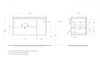 BelBagno KRAFT-1200-2C-1A-SO-RT-L KRAFT База под раковину подвесная с двумя выкатн. ящиками одной распашн.дверц.левосторонн. RovereTabacco,1200x460x500, KRAFT-1200-2C-1A-SO-RT-L
