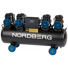 NORDBERG (NCEO120/1000) Компрессор безмасляный 380 В, ресивер 120 л, 1000 л/мин