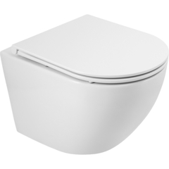 Унитаз подвесной безободковый со смывом TORNADO BelBagno SFERA-TOR BB046CH-TOR фото