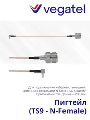 Пигтейл (TS9 - N-Female)