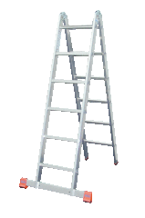 Двухсторонняя шарнирная лестница TRIMATIC 2х6 (129901)